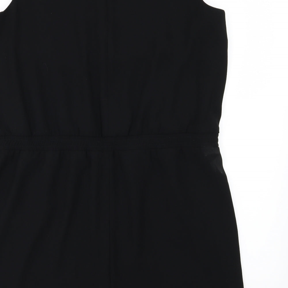 Jaeger Womens Black  Rayon Playsuit One-Piece Size 16 L5 in