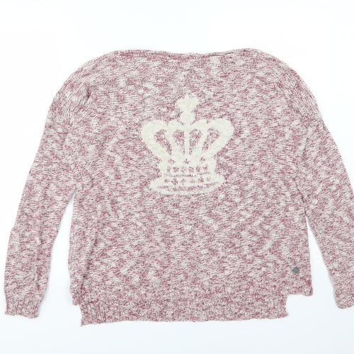 Preworn Womens Red  Knit Pullover Jumper Size XL  - Crown