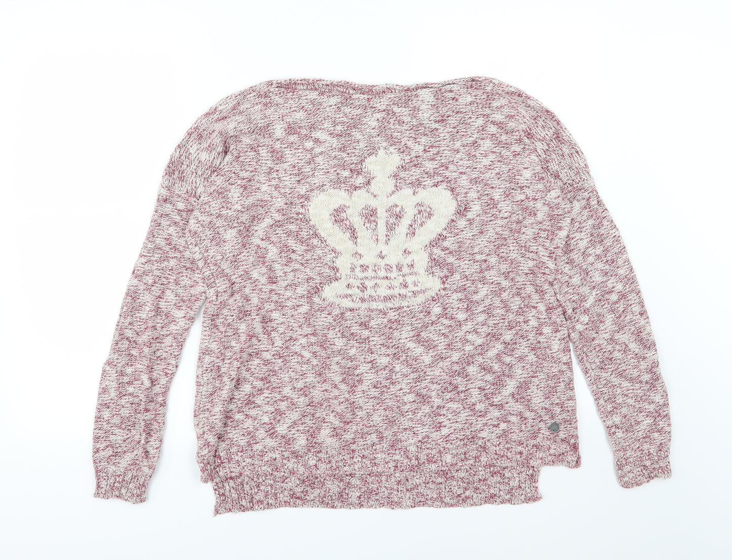 Preworn Womens Red  Knit Pullover Jumper Size XL  - Crown
