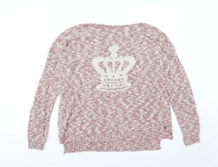 Preworn Womens Red  Knit Pullover Jumper Size XL  - Crown
