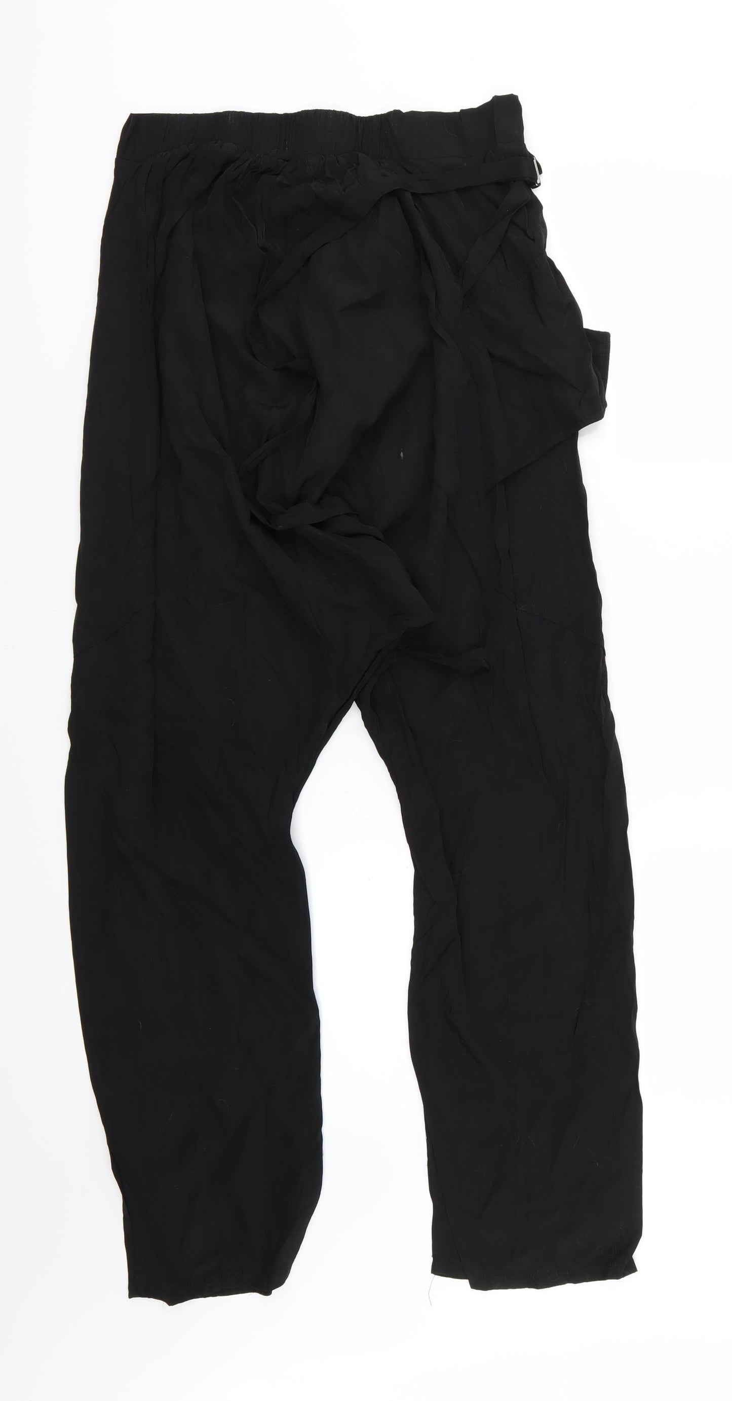 Zanzea Womens Black   Trousers  Size L L28 in