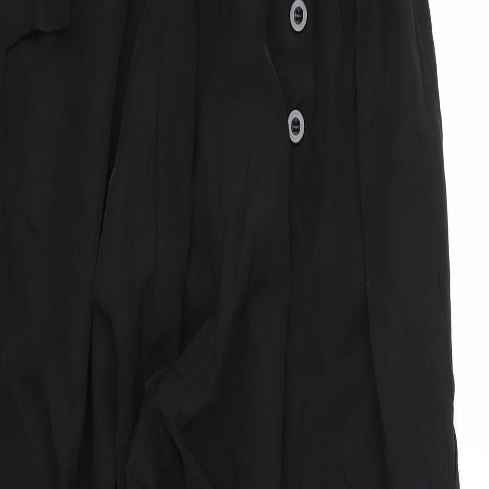 Zanzea Womens Black   Trousers  Size L L28 in