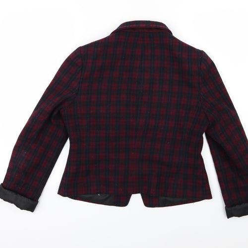 New Look Womens Red Striped  Jacket  Size 14