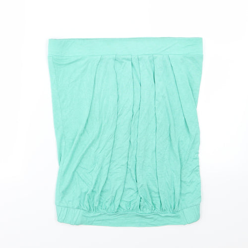 Pattyboutik Womens Green  Jersey Basic T-Shirt Size M