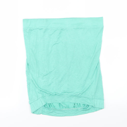 Pattyboutik Womens Green  Jersey Basic T-Shirt Size M