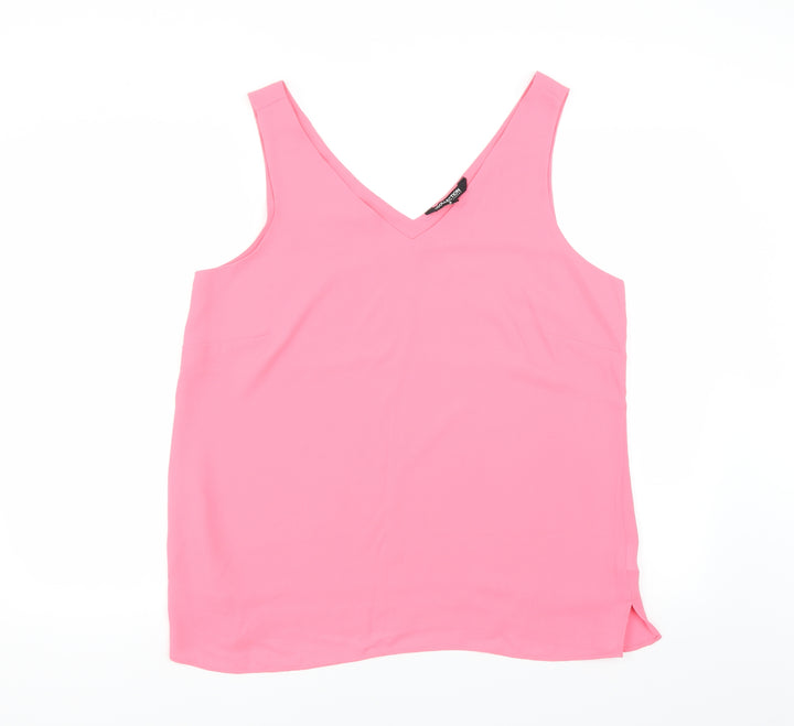 Debenhams Womens Pink Basic Blouse Size 16