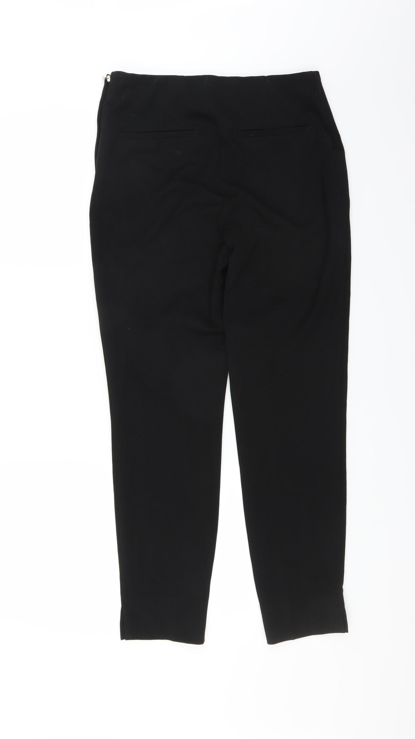 H&M Womens Black   Trousers  Size 12 L28 in - Ankle Grazer
