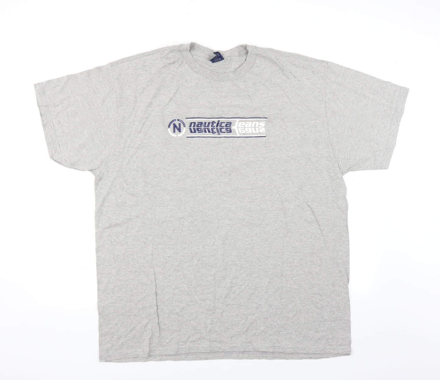 Nautica Mens Grey    T-Shirt Size 2XL
