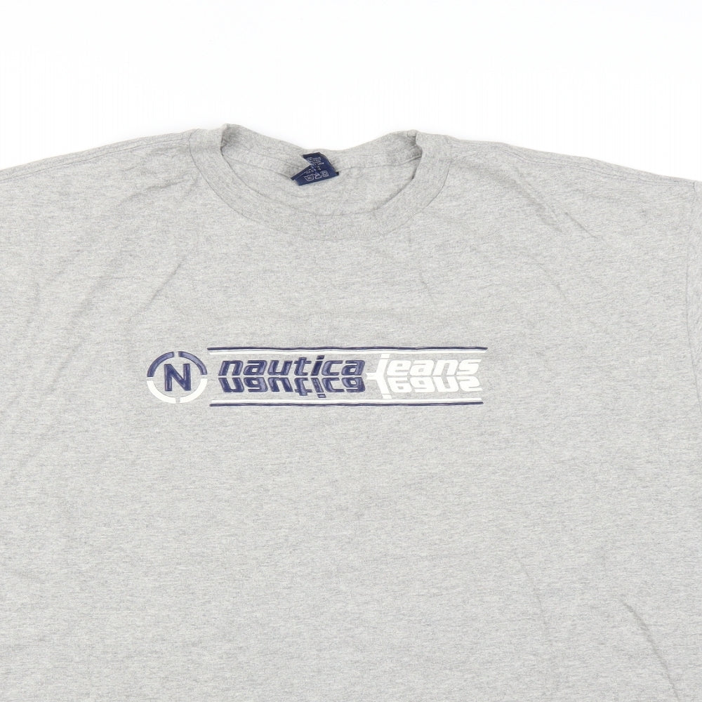 Nautica Mens Grey    T-Shirt Size 2XL