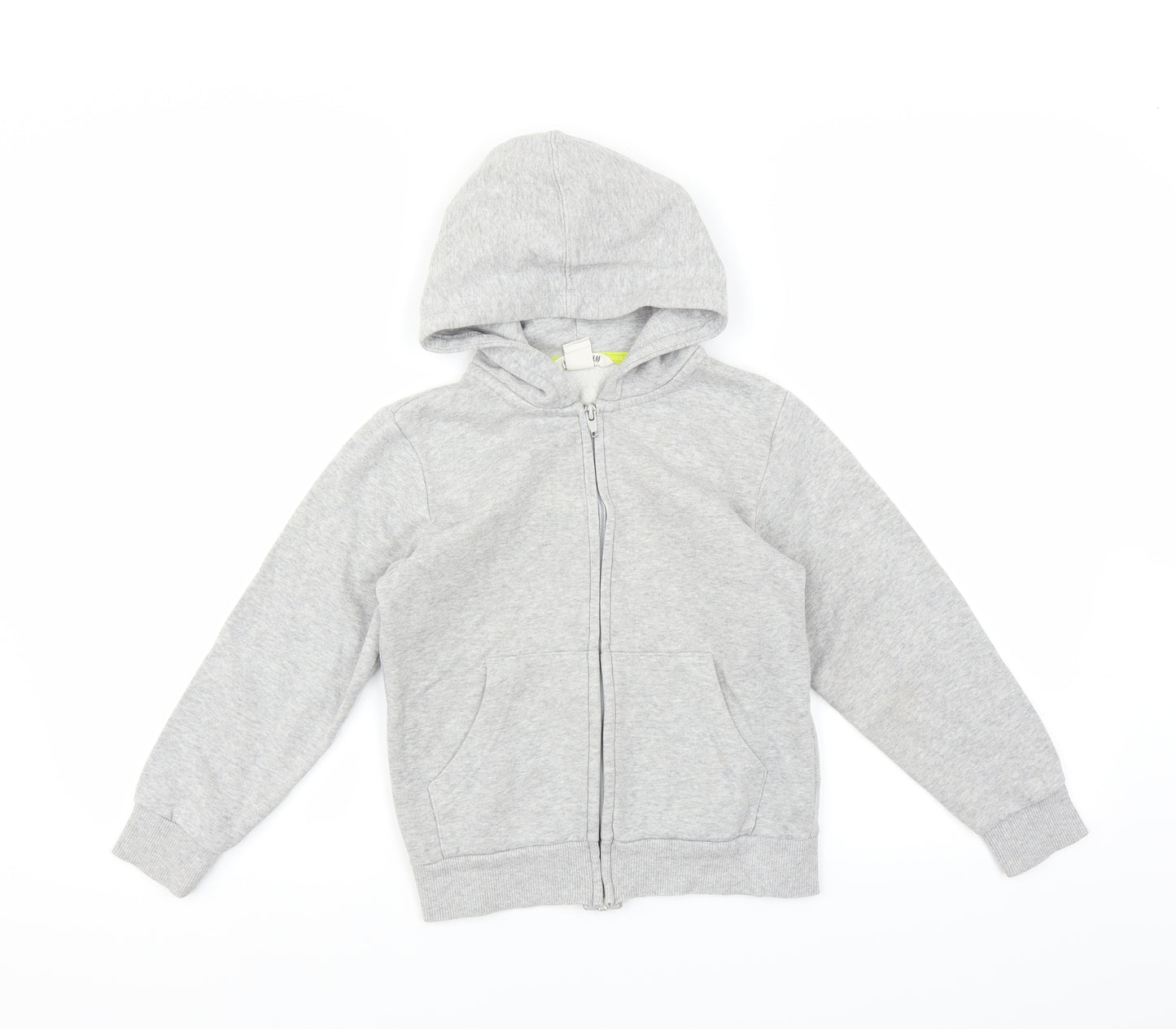 H&M Boys Grey   Full Zip Hoodie Size 6-7 Years