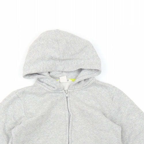 H&M Boys Grey   Full Zip Hoodie Size 6-7 Years