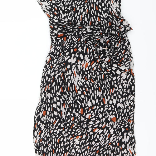 SheIn Womens Black   Wrap Dress  Size L
