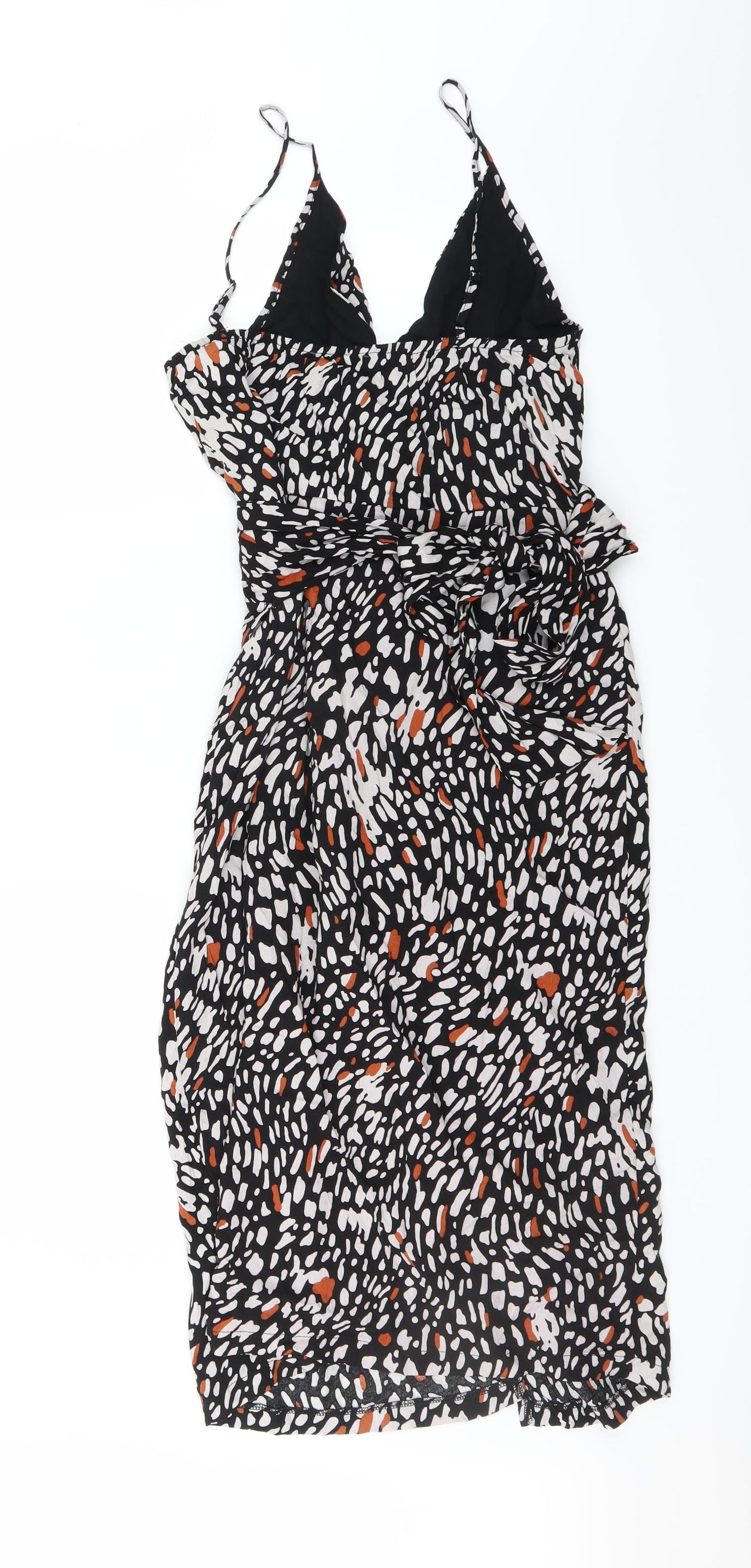 SheIn Womens Black   Wrap Dress  Size L