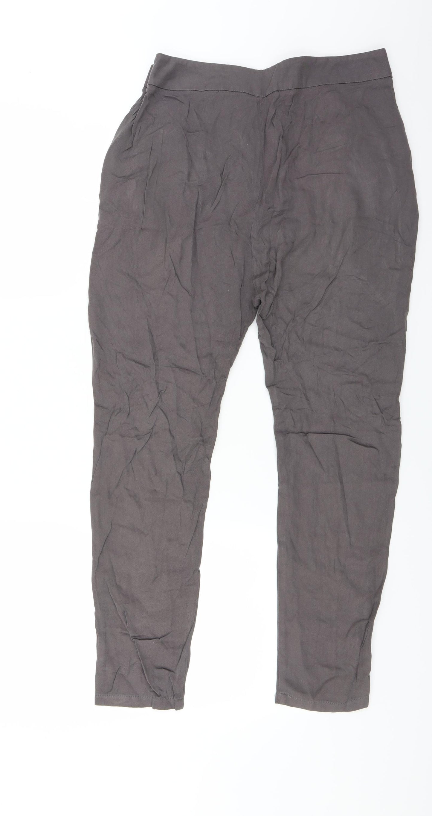 ASOS Womens Grey   Trousers  Size 10 L26 in - Ankle Grazer