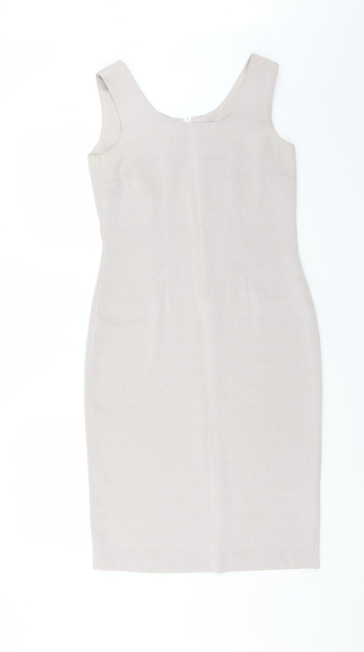 Preworn Womens Purple Shift Size 10 - pale lilac