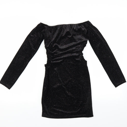 kiah Womens Black   Bodycon  Size 10  - glittery