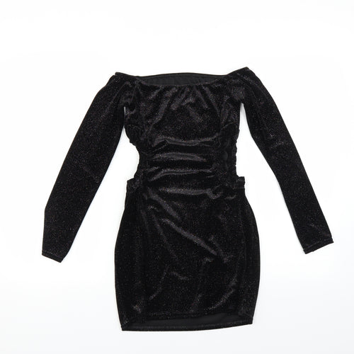 kiah Womens Black   Bodycon  Size 10  - glittery