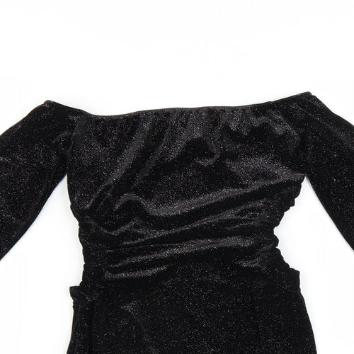 kiah Womens Black   Bodycon  Size 10  - glittery
