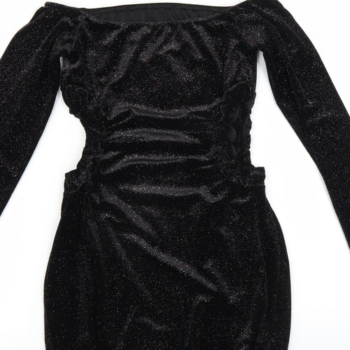 kiah Womens Black   Bodycon  Size 10  - glittery