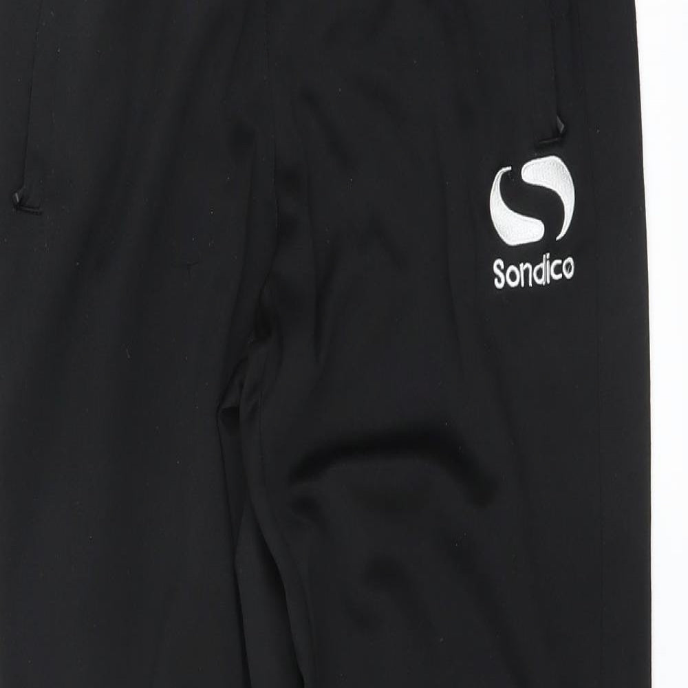 Sandico Mens Black   Jogger Trousers Size M L30 in