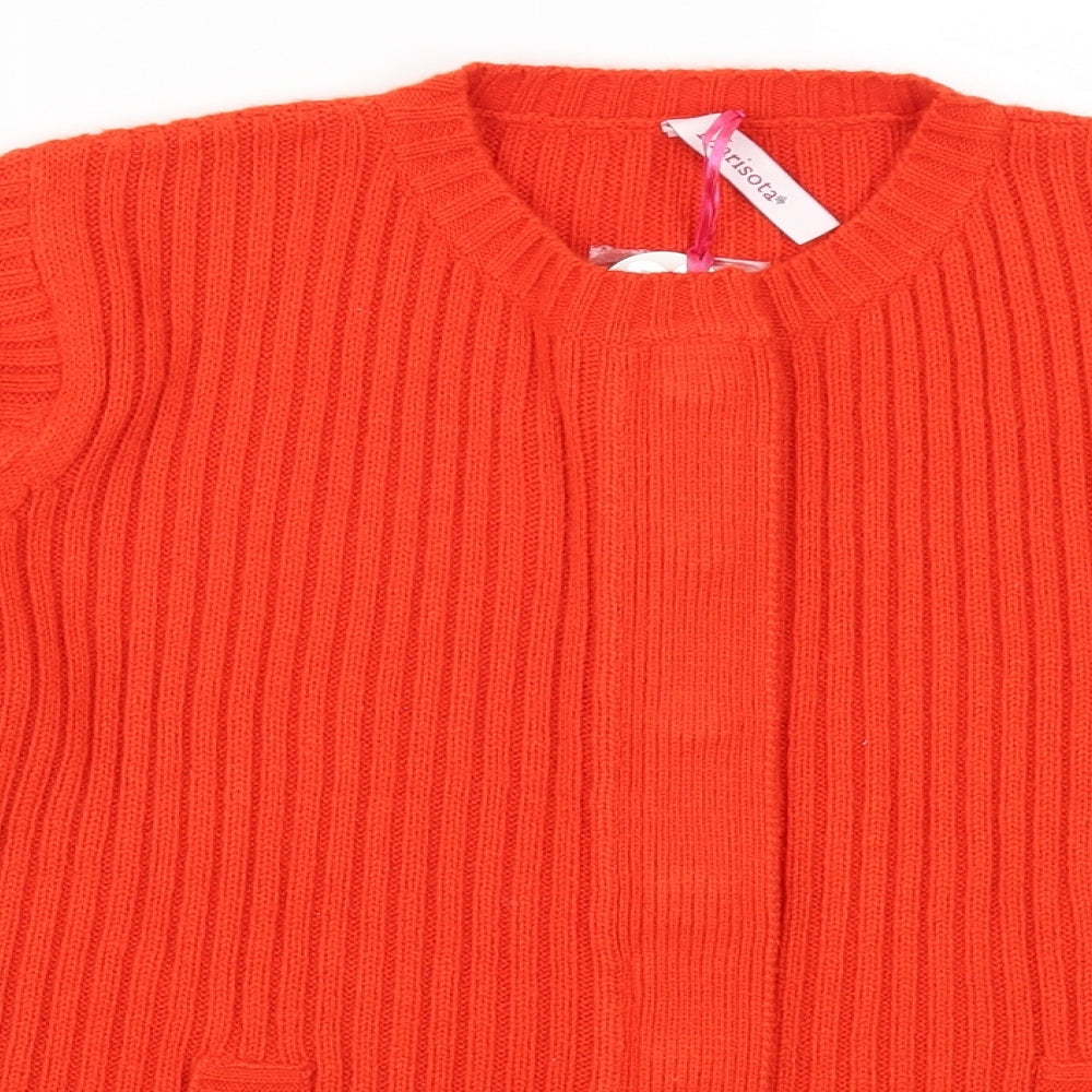 Marisota Womens Red   Cardigan Jumper Size 16