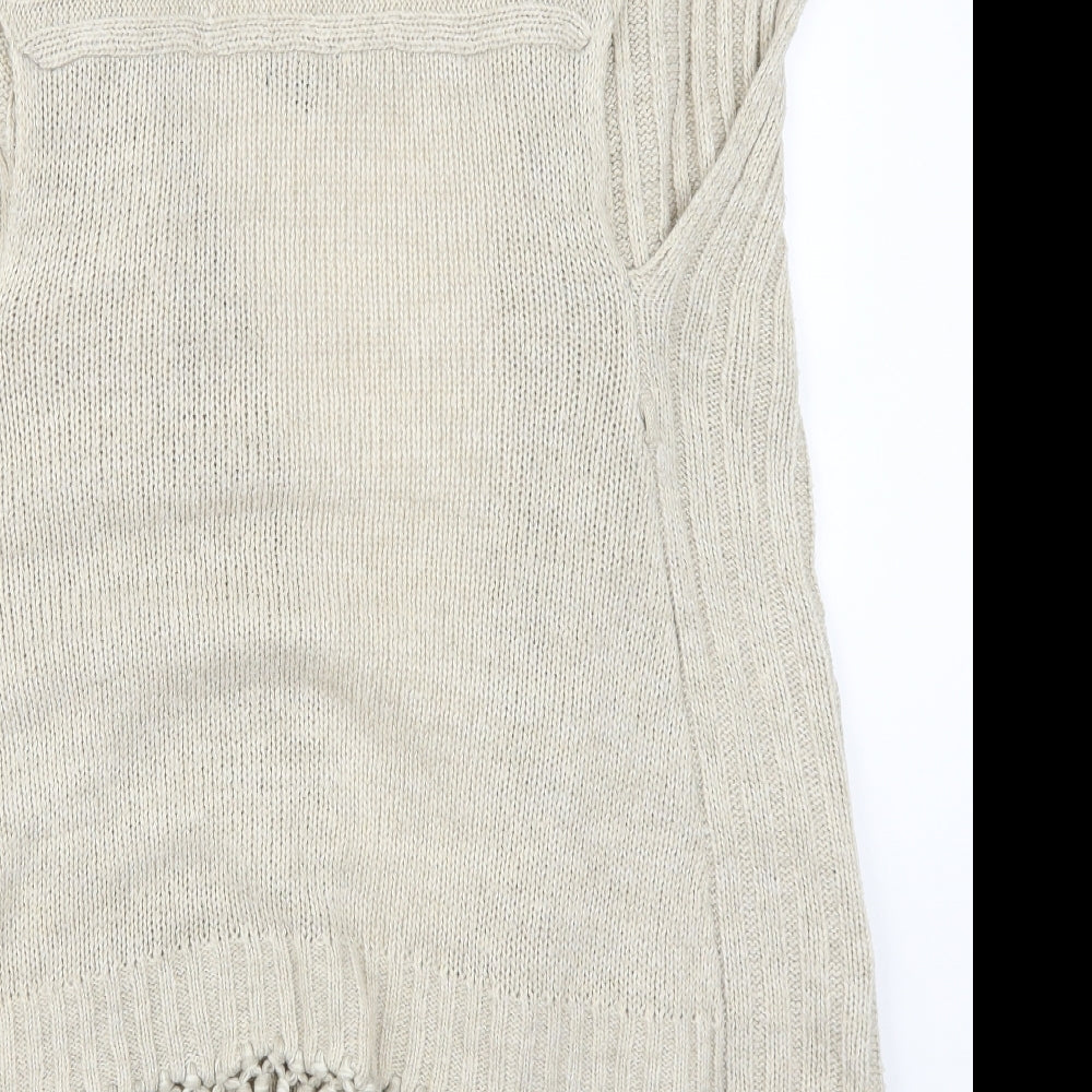 New Look Womens Beige   Cardigan Jumper Size M
