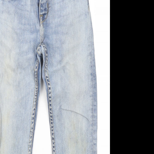 H&M Boys Blue  Denim Straight Jeans Size S
