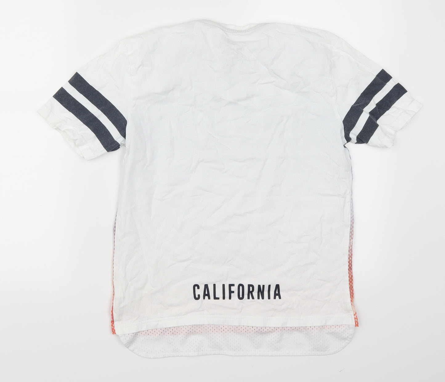 F&F Boys White   Basic T-Shirt Size 10-11 Years  - Venice Beach California