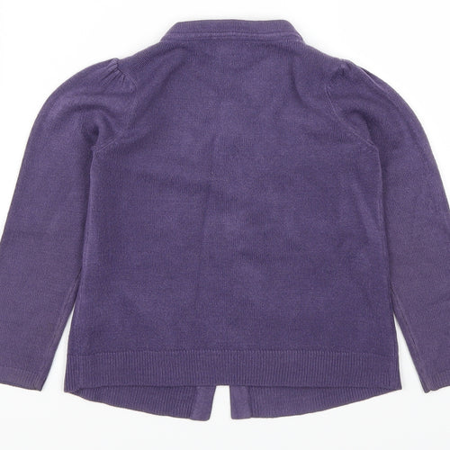 John Lewis Girls Purple   Cape Jumper Size 3 Years