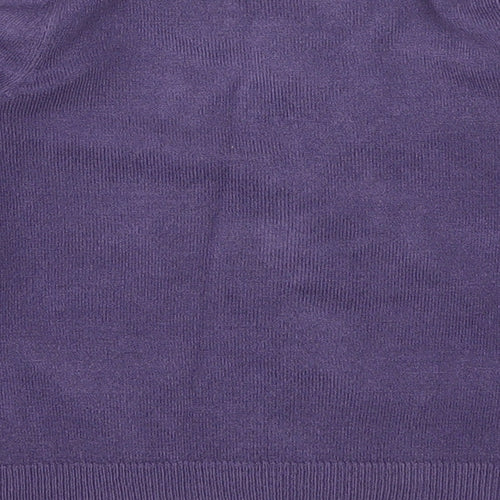 John Lewis Girls Purple   Cape Jumper Size 3 Years