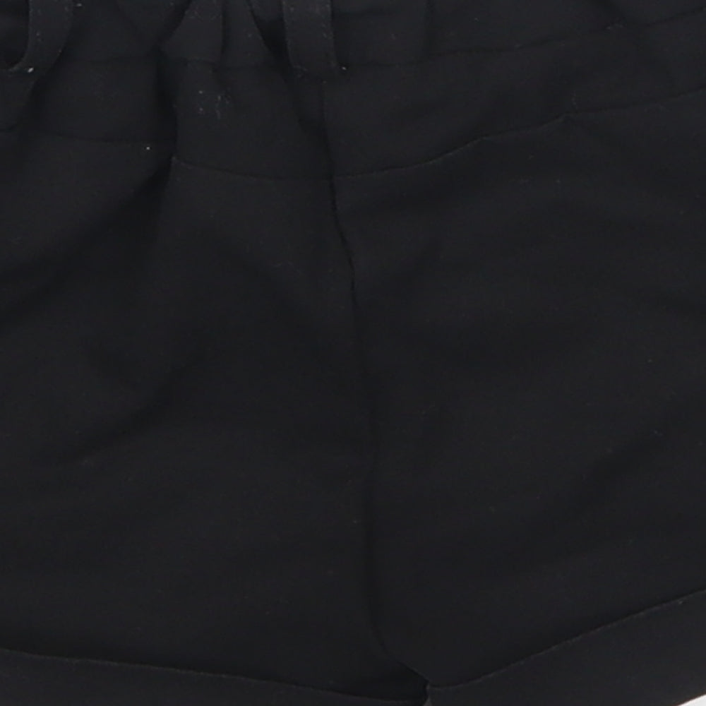 F&F Girls Black   Bermuda Shorts Size 3-4 Years