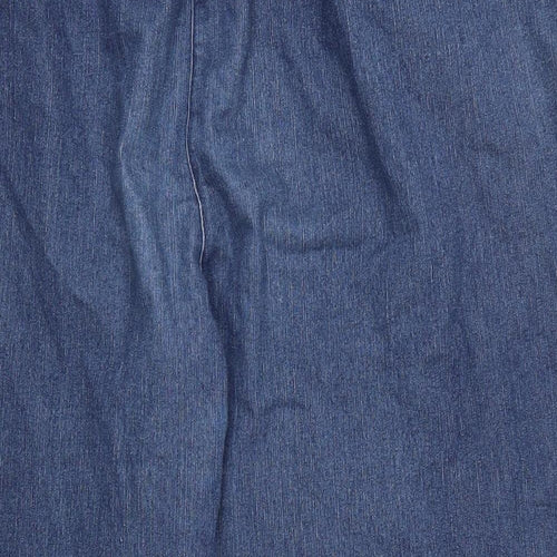 Country Rose Womens Blue  Denim Cropped Jeans Size 36 in L21 in
