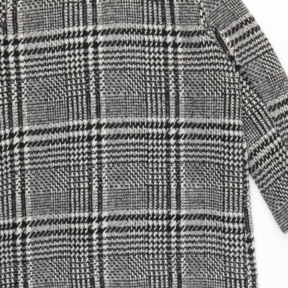 George Womens Grey Herringbone  Pea Coat Coat Size 20