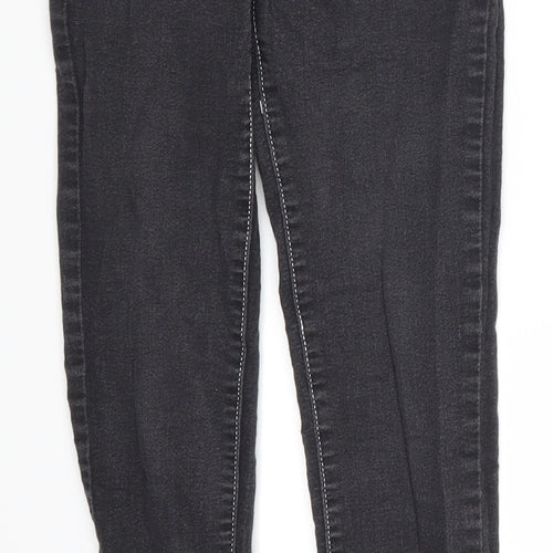 Pretty Little Thing Womens Grey  Denim Straight Jeans Size 6 L26.5 in
