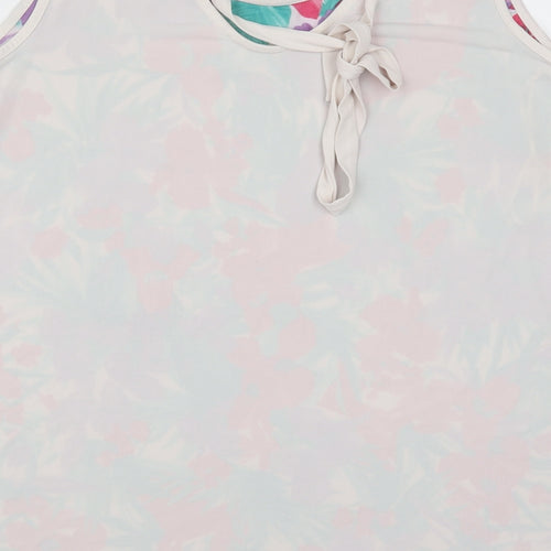 Isle Womens Multicoloured Floral  Basic Tank Size 16
