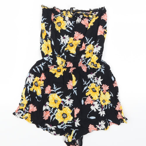 H&M Womens Multicoloured Flecked  Playsuit One-Piece Size 6