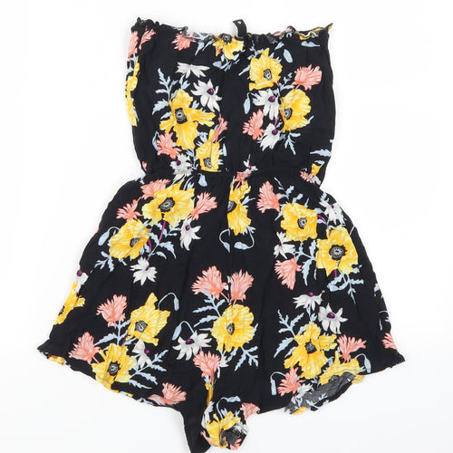 H&M Womens Multicoloured Flecked  Playsuit One-Piece Size 6