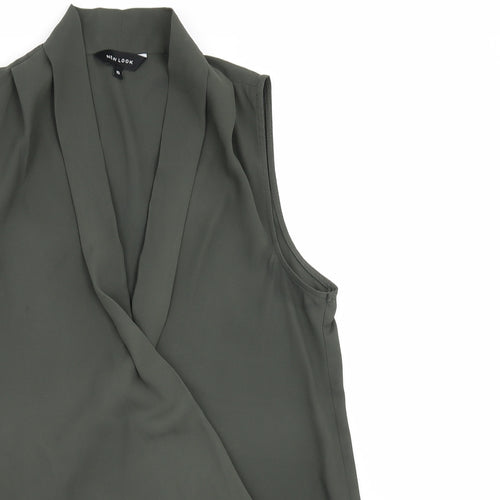 New Look Womens Green   Tunic Blouse Size 10