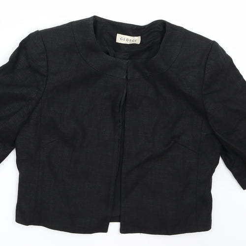 George Womens Black   Jacket  Size 8
