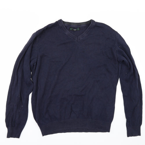 St Bernard Mens Blue   Pullover Jumper Size L