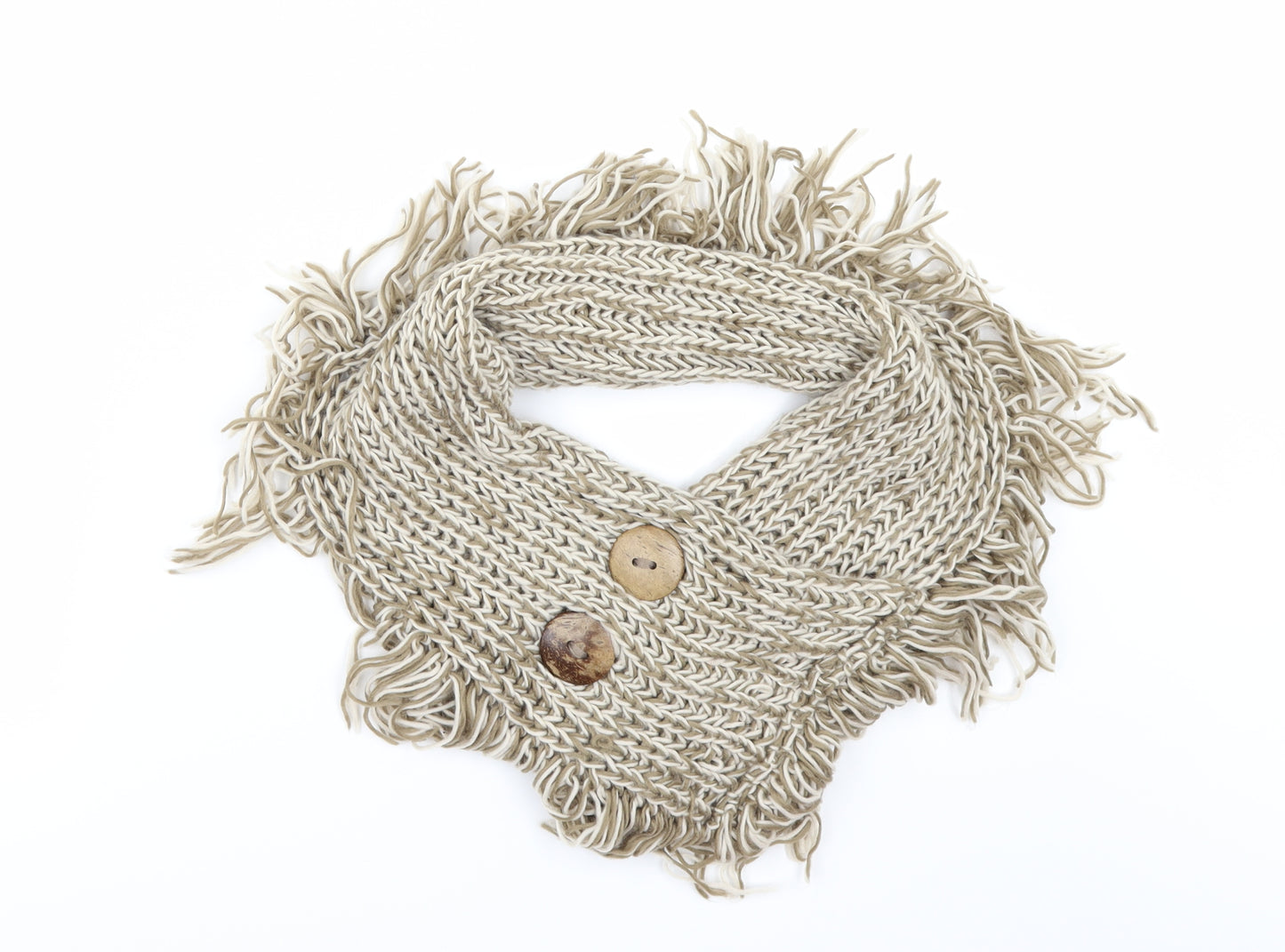 Preworn Womens Beige    Scarf