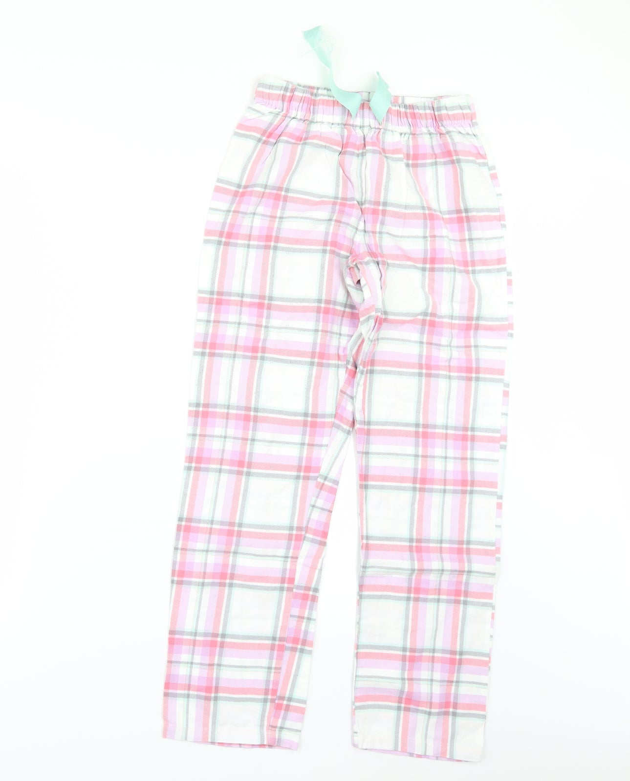 NEXT Girls Pink Check  Cami Pyjama Pants Size 12 Years