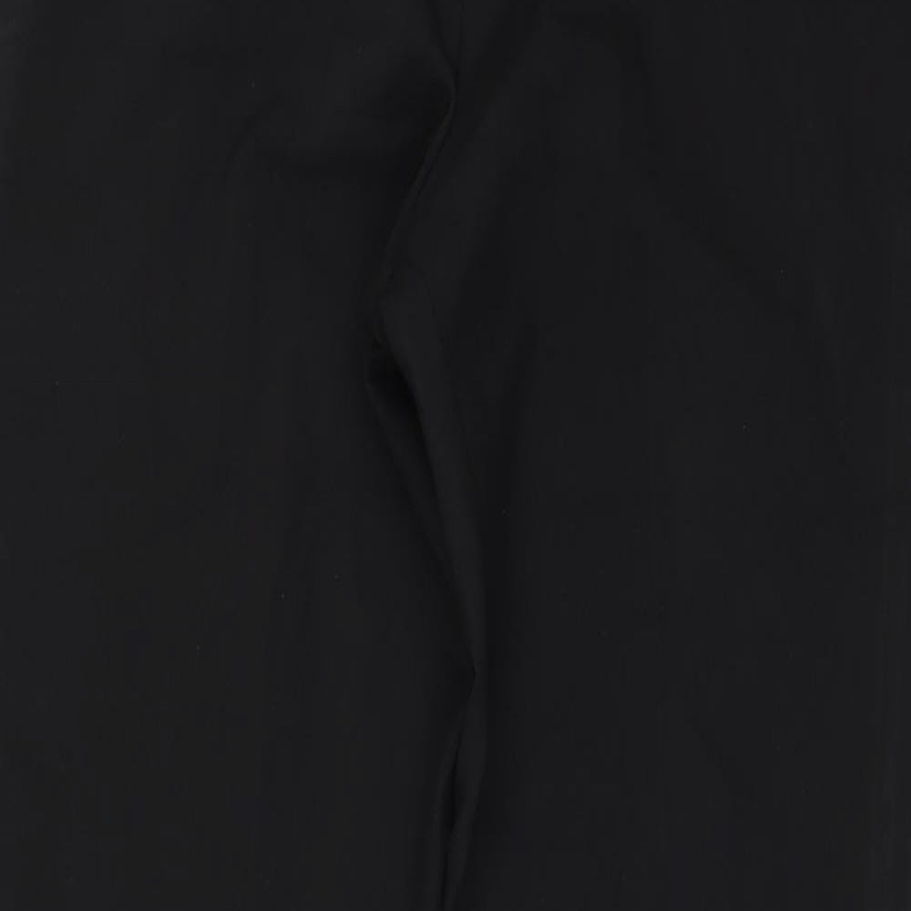 Papaya Womens Black   Trousers  Size 12 L29 in