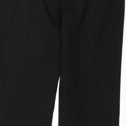 Papaya Womens Black   Trousers  Size 12 L29 in