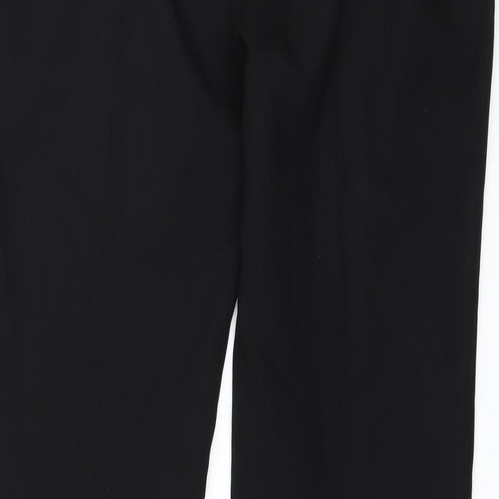 Papaya Womens Black   Trousers  Size 12 L29 in