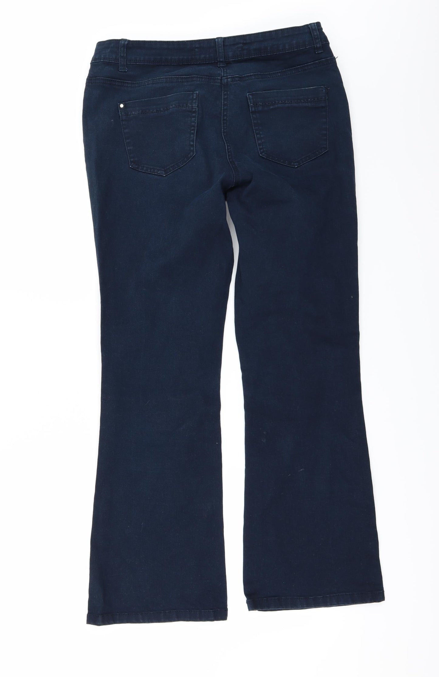 Dunnes Stores Womens Blue  Denim Flared Jeans Size 12 L29 in