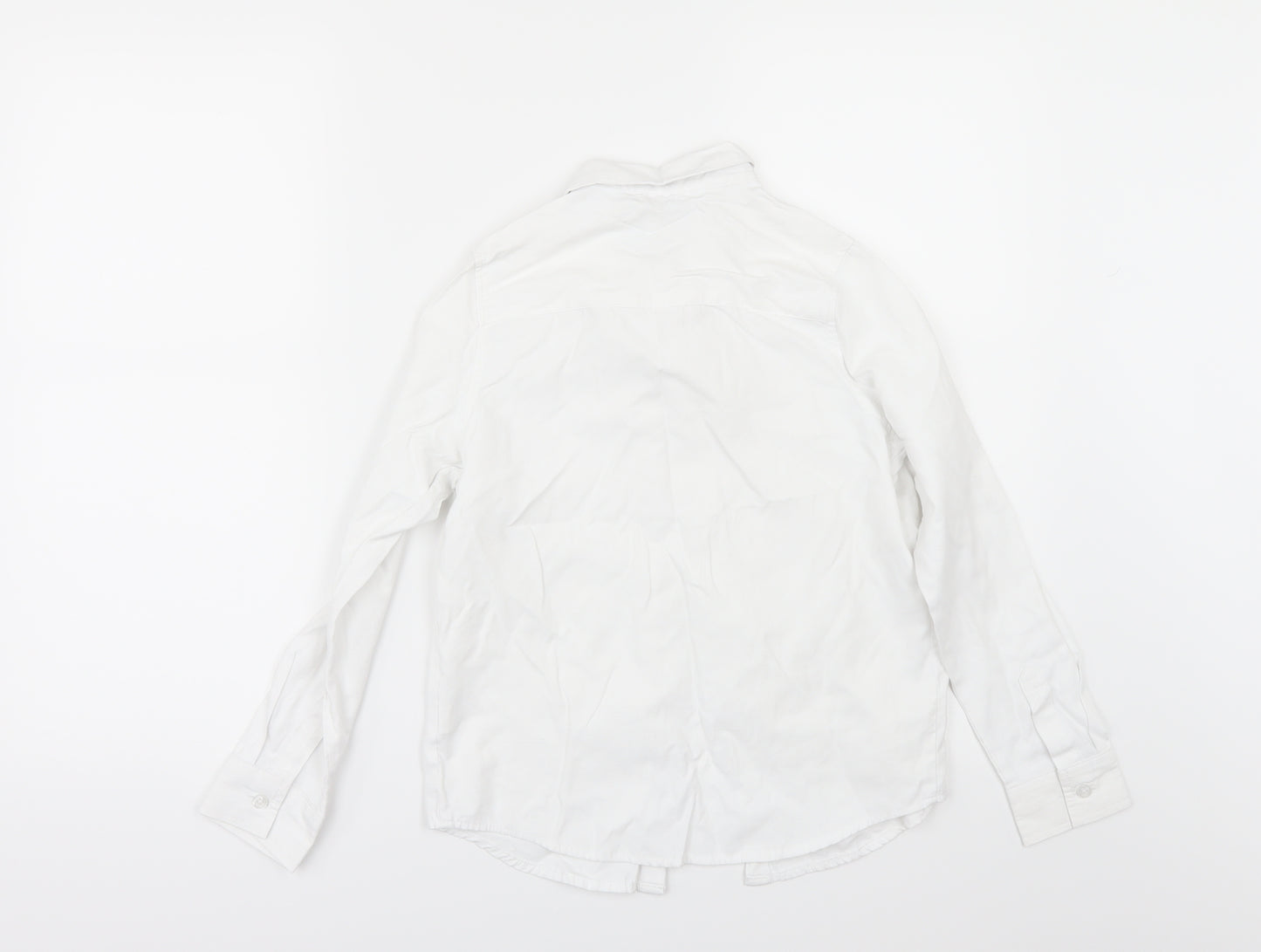 Primark Boys White   Basic Button-Up Size 9-10 Years