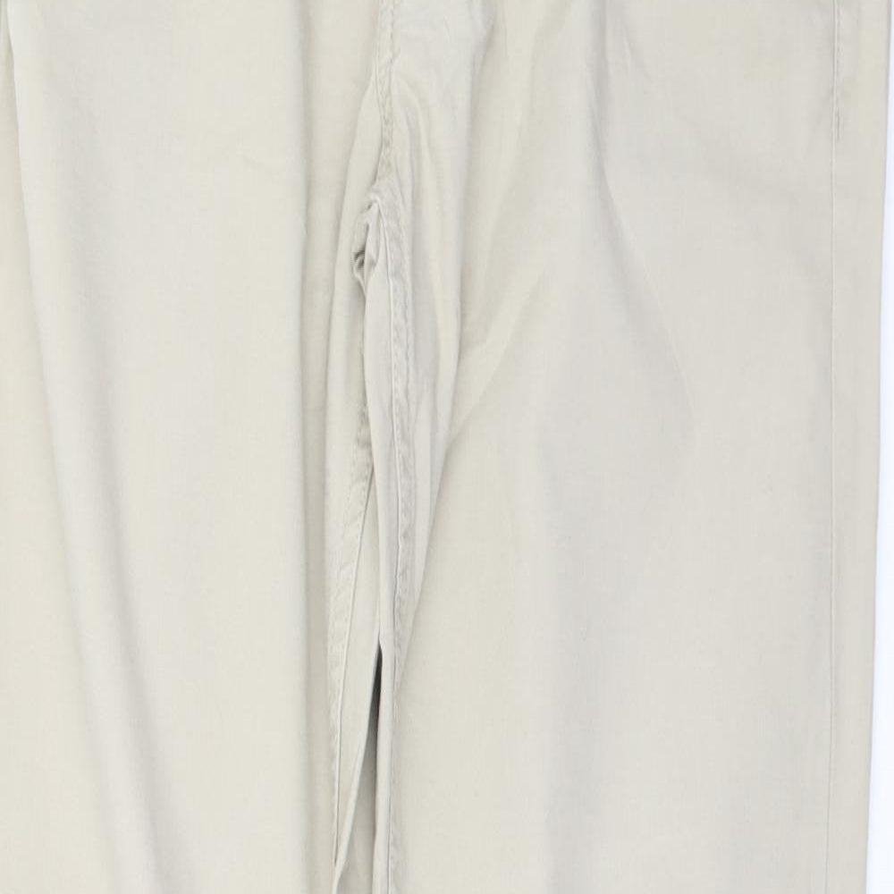 F&F Mens Beige  Denim Straight Jeans Size 32 L32 in