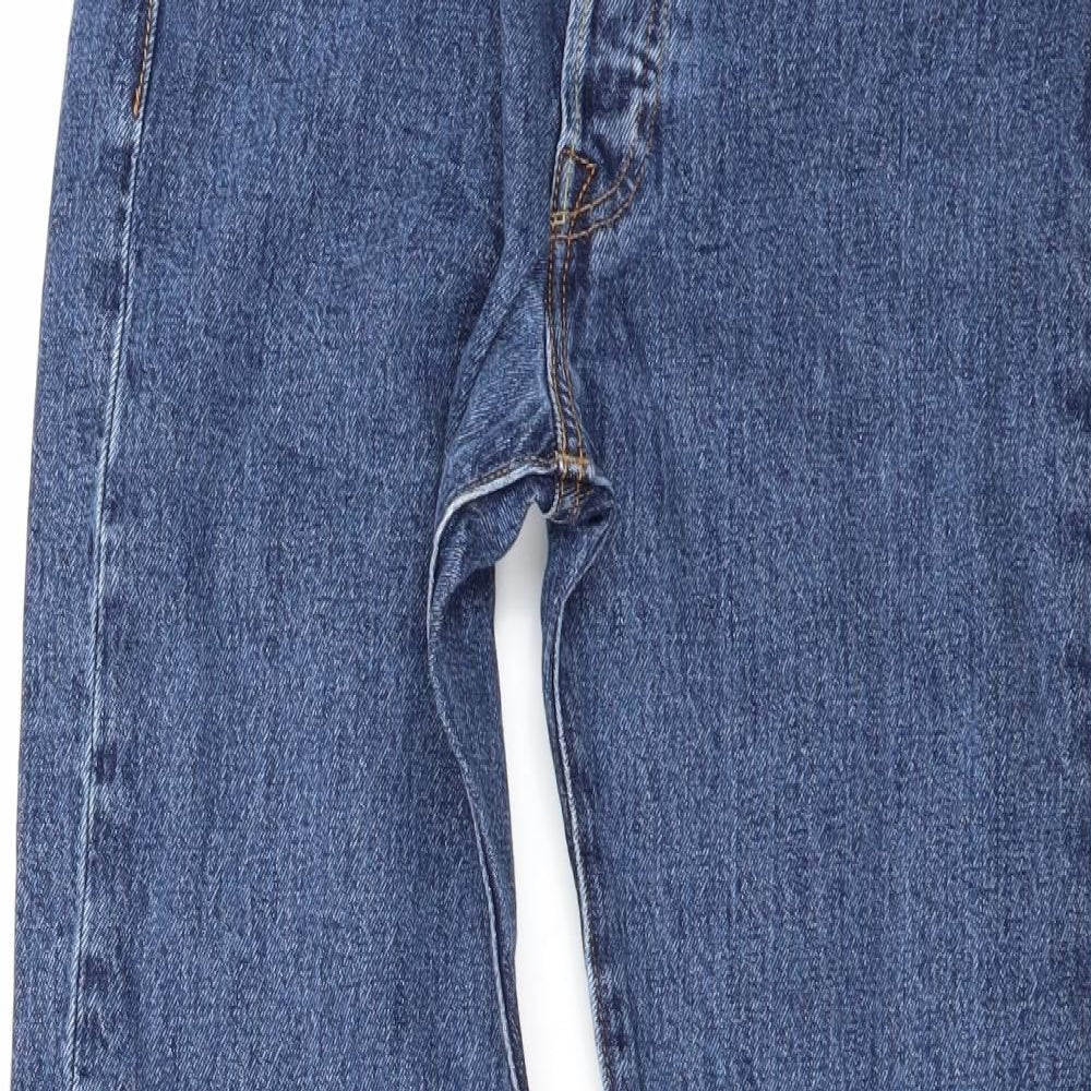 Levi's Mens Blue  Denim Straight Jeans Size 31 L32 in