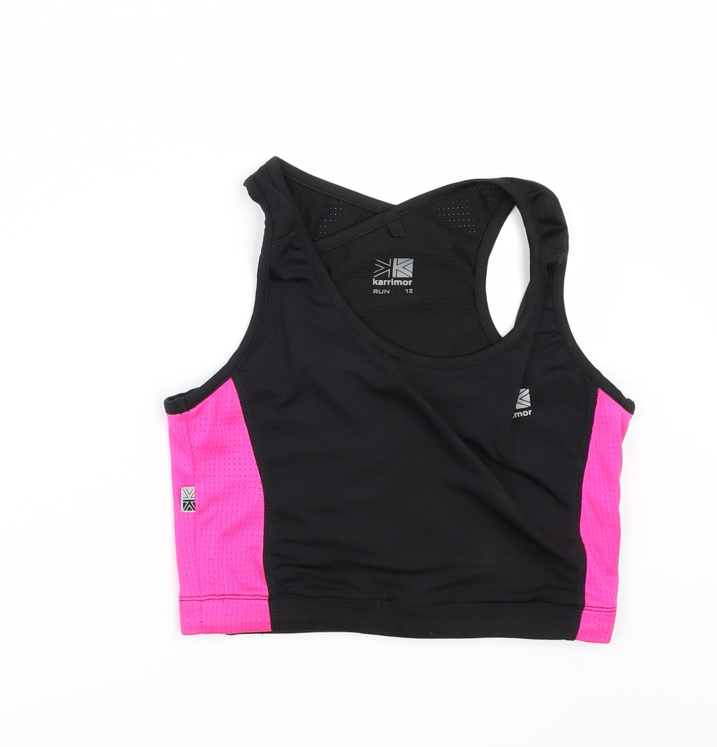 Karrimor Womens Black   Cropped T-Shirt Size 12